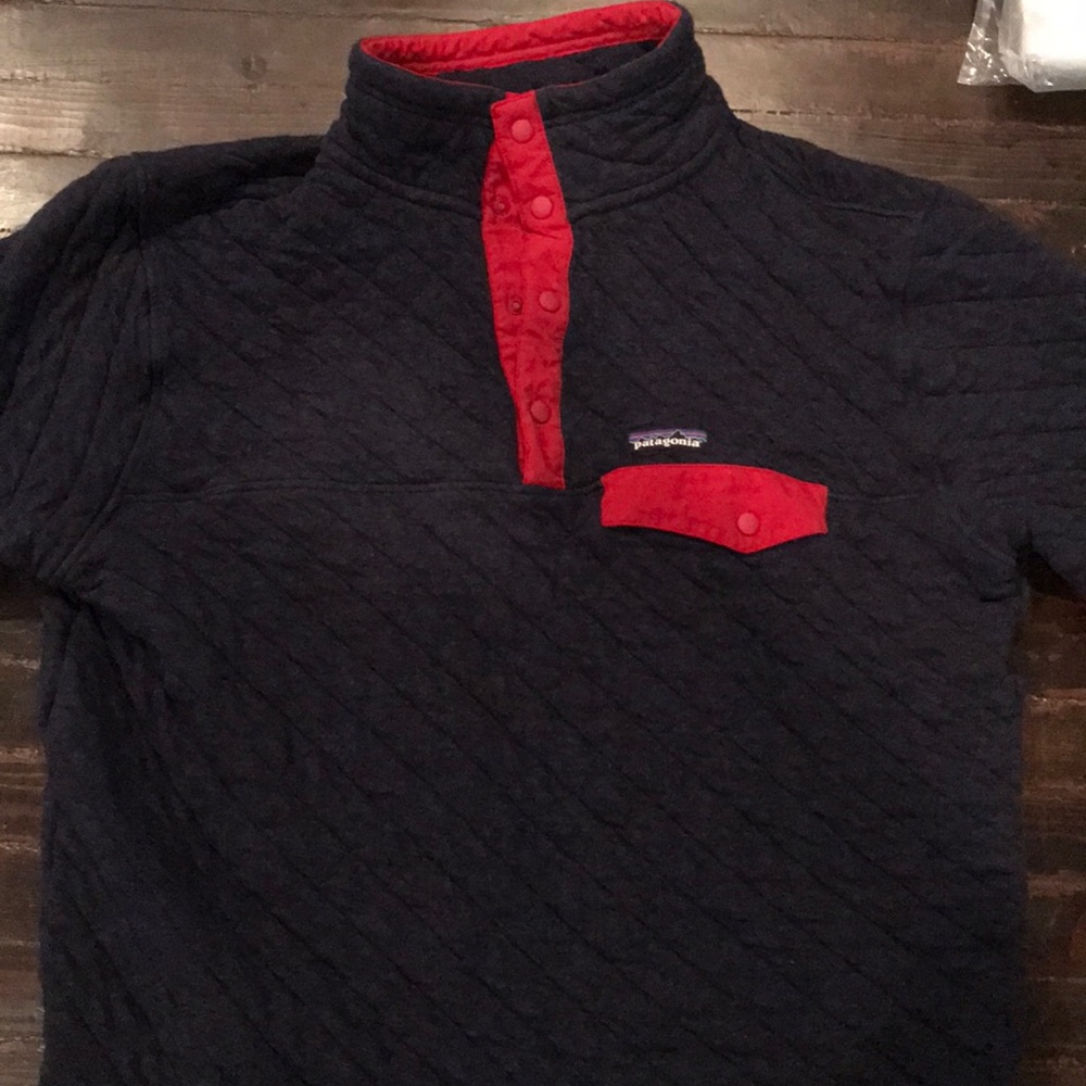 Quilted Cotton Patagonia Snap T Pullover